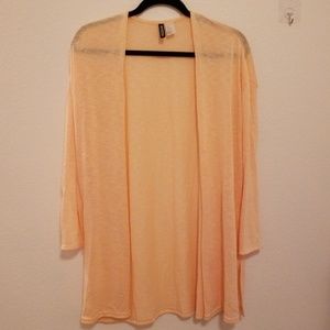 Peach cardigan
